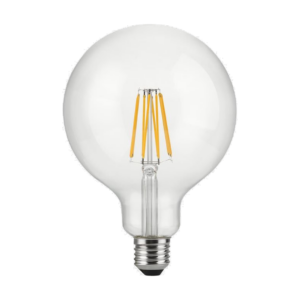 LED G125 glær 12W 1250lm 925 E27 dimmanleg