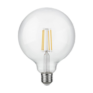LED G125 glær 7W 806lm 925 E27 dimmanleg