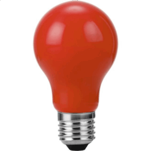 A60 LED E27 1W Rauð