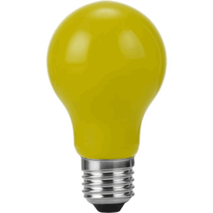 A60 LED E27 1W Gul