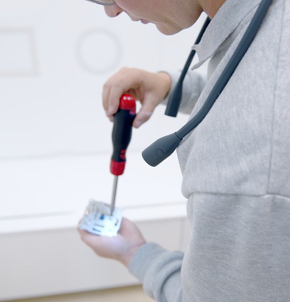 LED vinnu/lesljós 120Lm Usb svart - Image 2