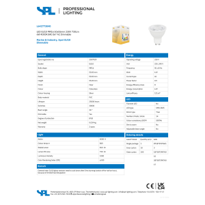 Alternative view of Led GU10 6W 730lm 4K 36° dimmanleg