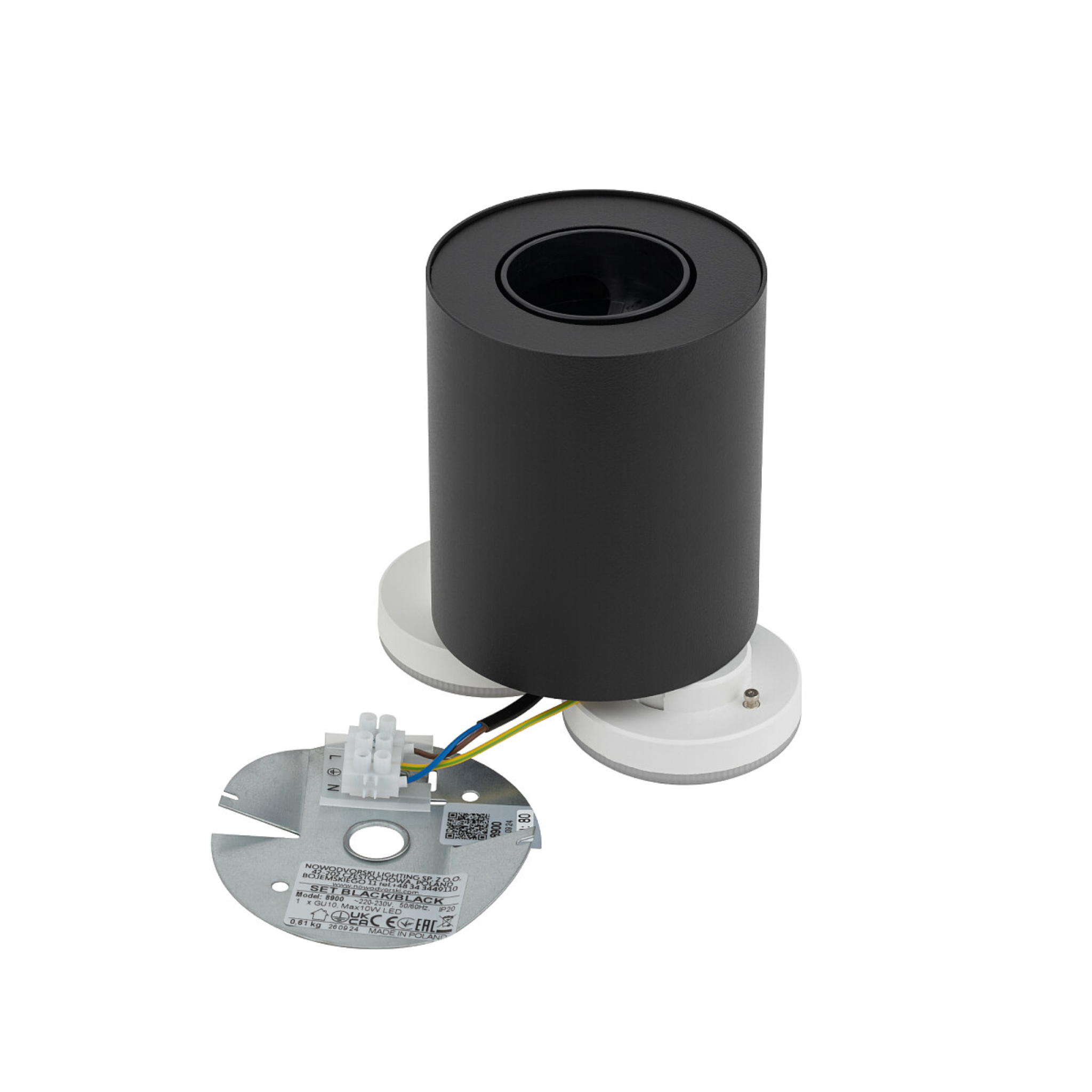 SET loftljós svart LED GU10 10W 100X120mm - Image 3