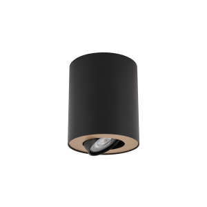 SET loftljós svart/gull LED GU10 10W