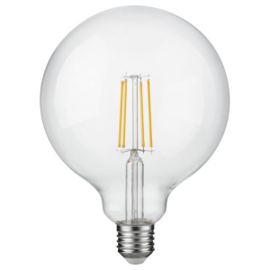 LED G125 glær 7W 806lm 925 E27 dimmanleg